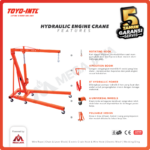 Engine Crane Toyo 2 T (Double Pump) - Image 2