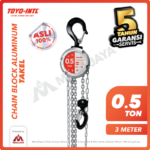 Alum. Chain Block Toyo 0,5 T x 3 M