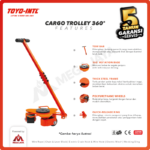 Cargo Trolley Toyo 360 Degree 3 T + Handle - Image 2
