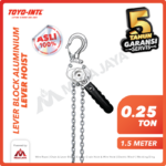 Alum. Lever Block Toyo 0,25 T x 1,5 M