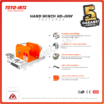 Hand Winch Toyo JHW 0,5 T - Image 2