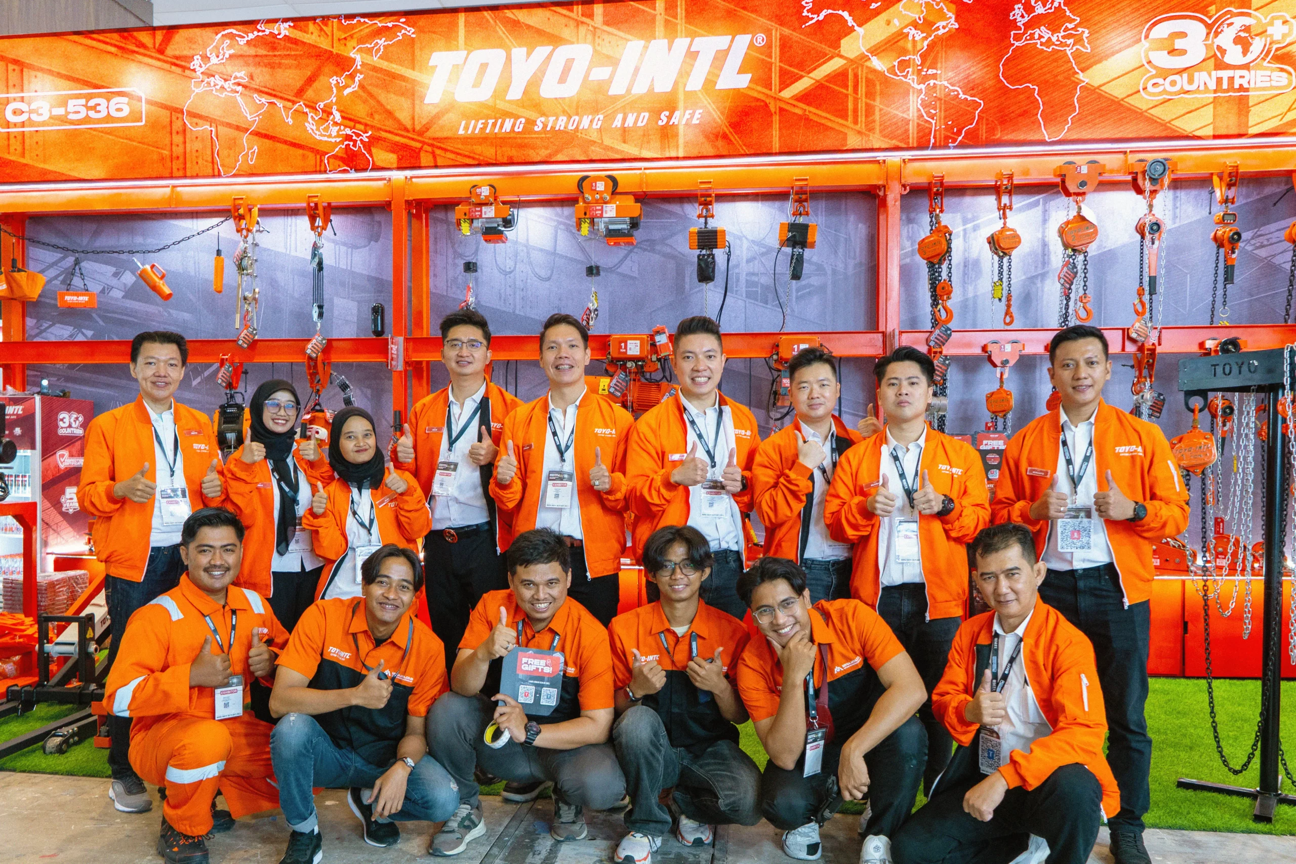 Tim Megajaya dan TOYO-INTL di Pameran Manufacturing Indonesia 2025